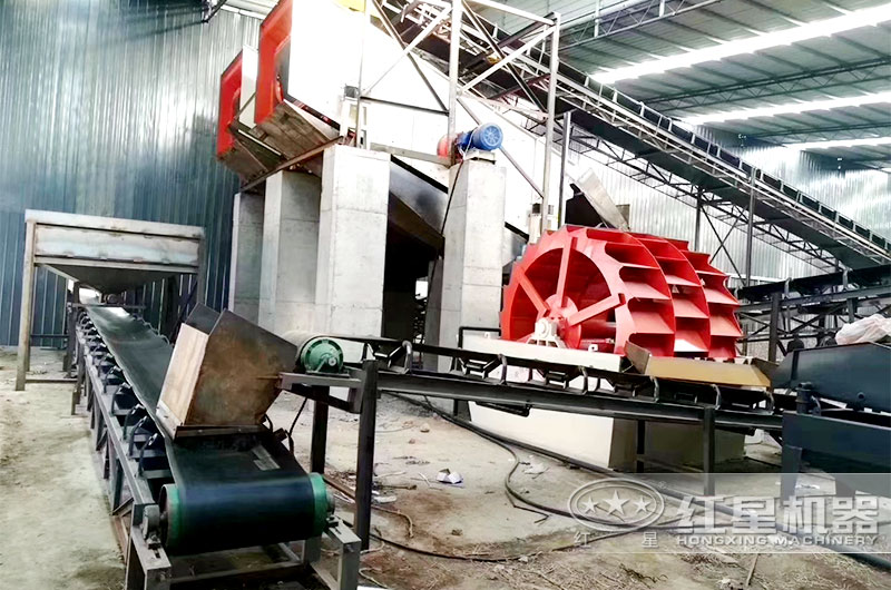 洗沙廠作業現場
